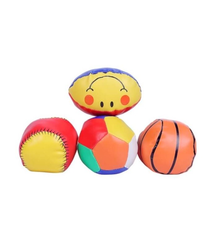 JUGUETE PARA BEBÉ SET x4 PELOTAS DE ESPUMA