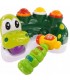 Juego De Estimulación Didáctico Cocodrilo Luz música Bebé