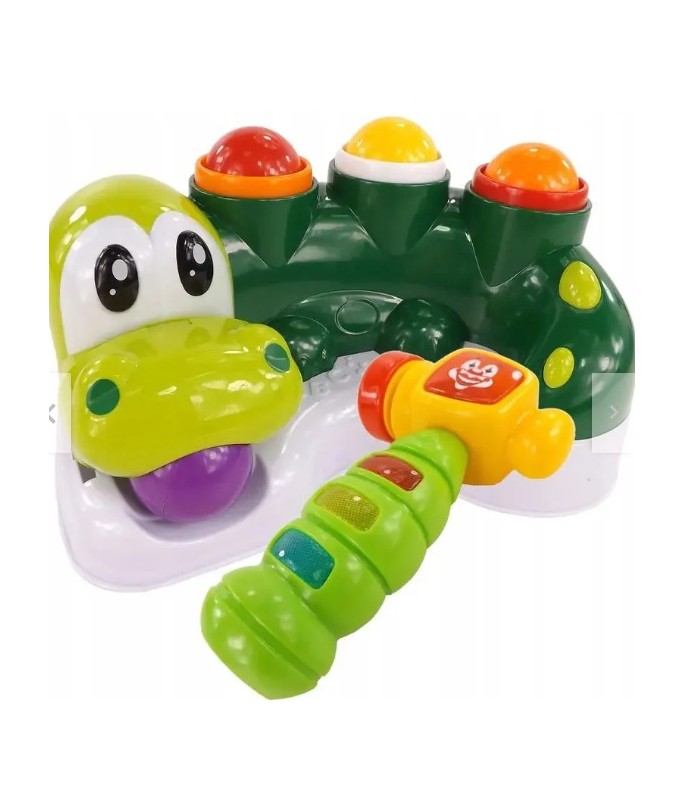 Juego De Estimulación Didáctico Cocodrilo Luz música Bebé