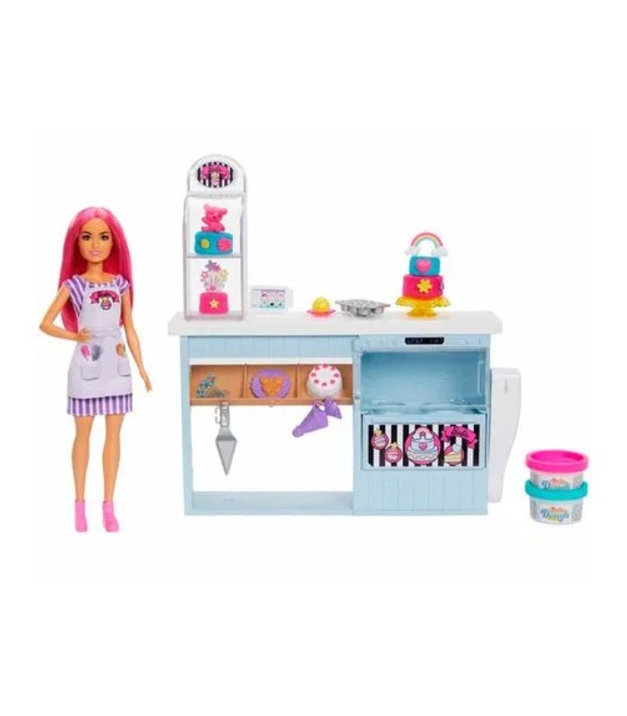 Muñeca BARBIE Set de Repostería para Decorar