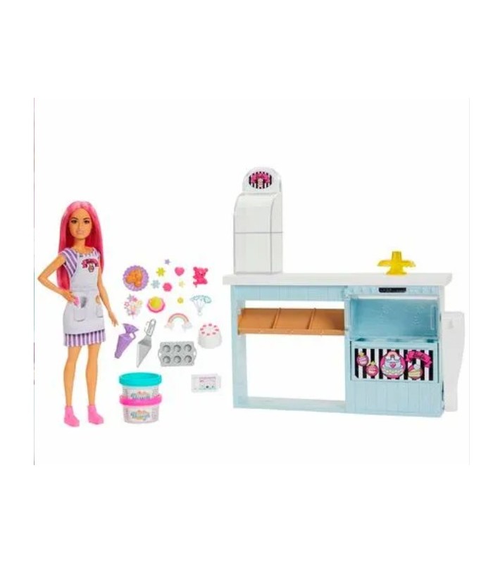 Muñeca BARBIE Set de Repostería para Decorar