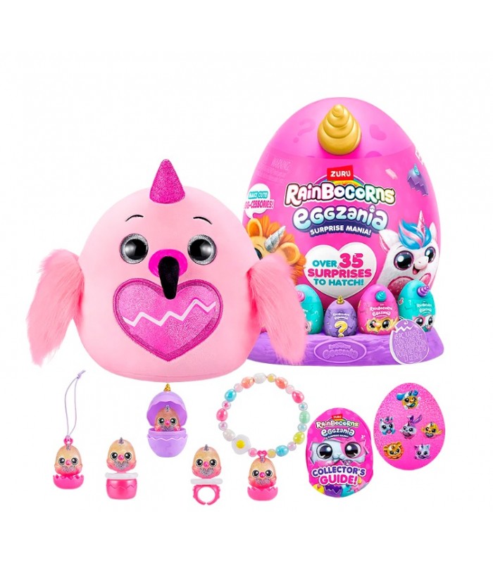 Sorpresa Manía de Rainbocorns Eggzania + de 35 sorpresas