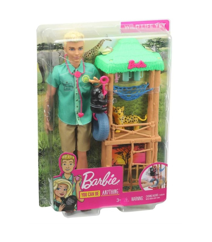 muñeco Ken Veterinario de Vida Silvestre