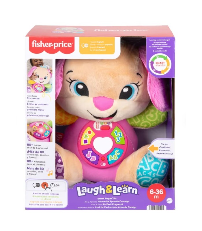 Juguete para Bebés Hermanita Aprende Conmigo Español e Ingles