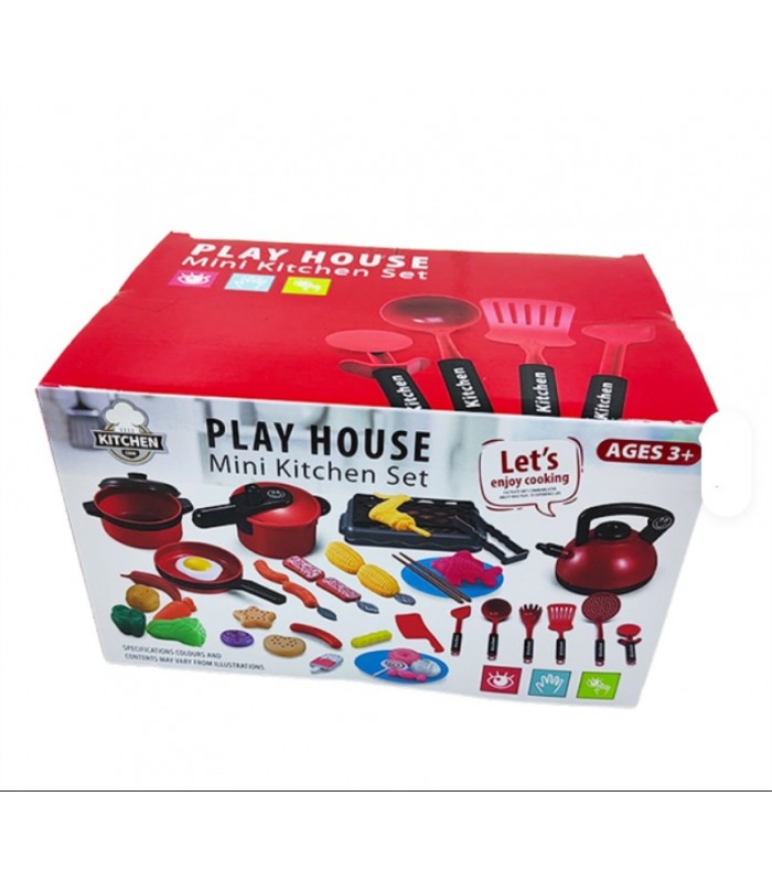 Play Set Cocina Rojo