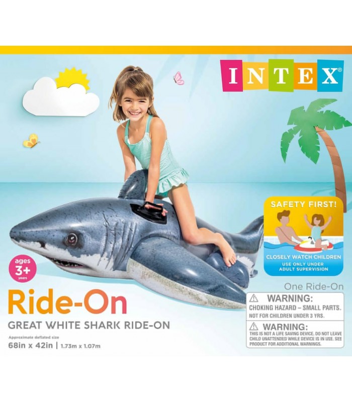 flotador tiburon plomo intex