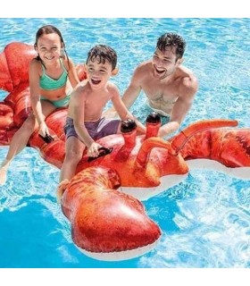 Flotador inflable montable  modelo Langosta roja - INTEX