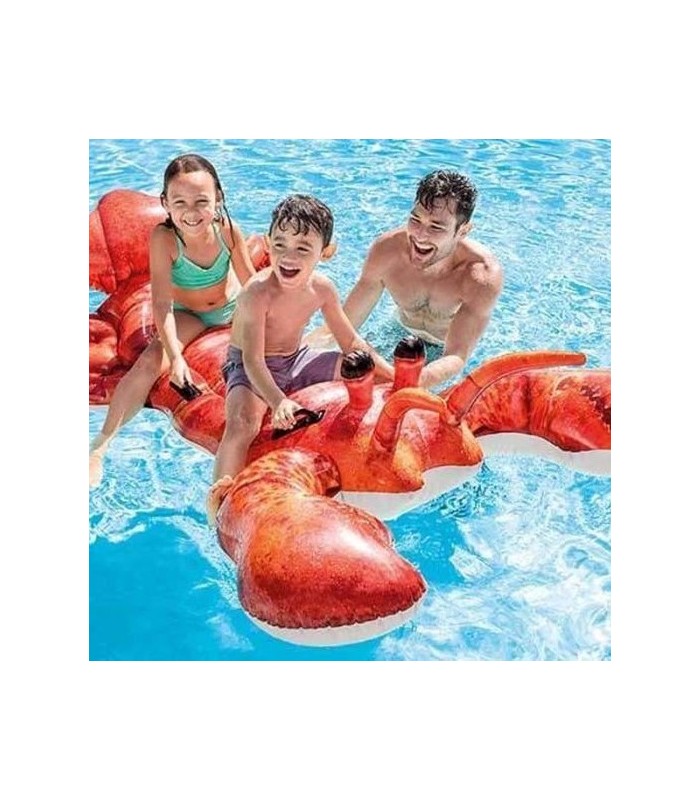 Flotador inflable montable  modelo Langosta roja - INTEX