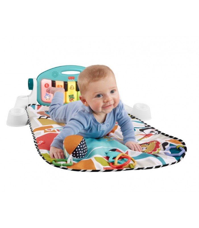 PIANO FISHER-PRICE PATADITAS MUSICALES BRILLA Y CRECE