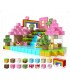 Juego STEM de Cubos Magneticos 100 pcs Pink