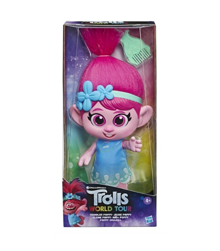 Muñeca Trolls Poppy con Vestido