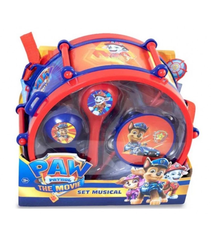 SET TAMBOR E INSTRUMENTOS MUSICALES DE PAW PATROL