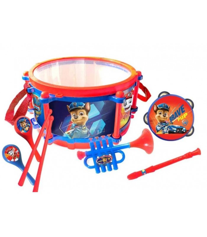 SET TAMBOR E INSTRUMENTOS MUSICALES DE PAW PATROL