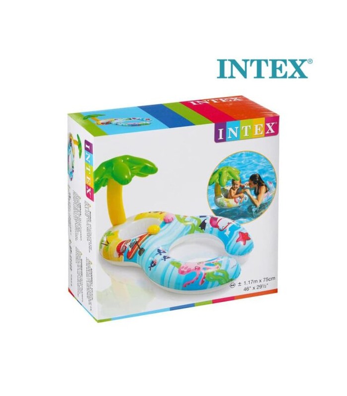 Flotador Intex Para Bebé Y Adulto Techo Palmera