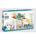 Set de construcción y mesa de actividades para niños