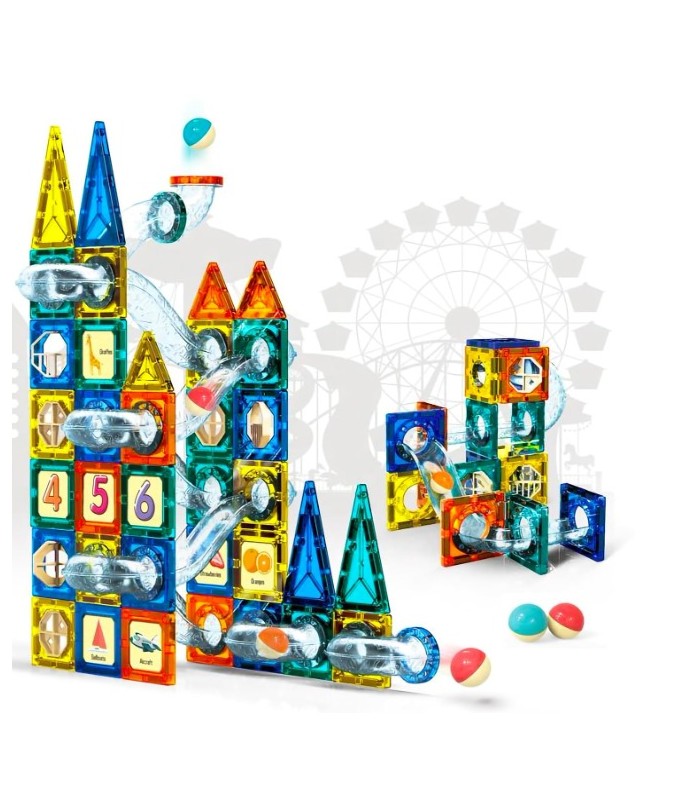 Juego de bloques magnéticos 97PCS