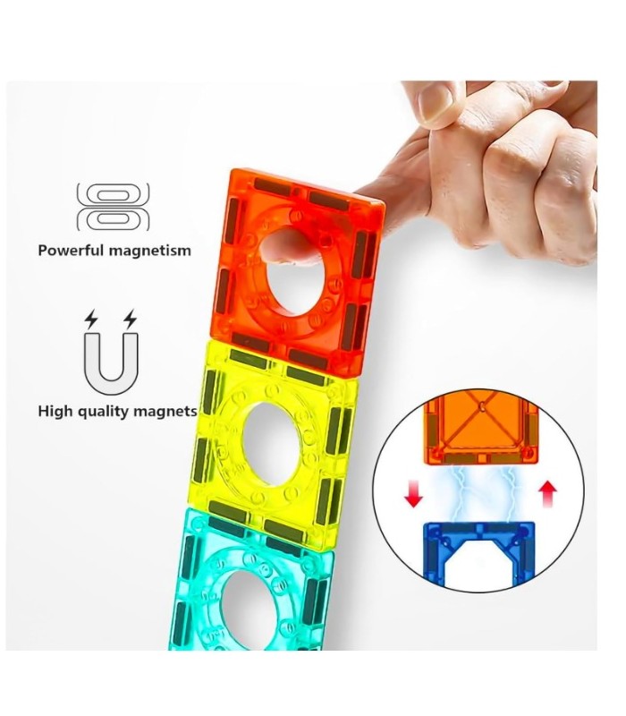 Juego de bloques magnéticos 97PCS