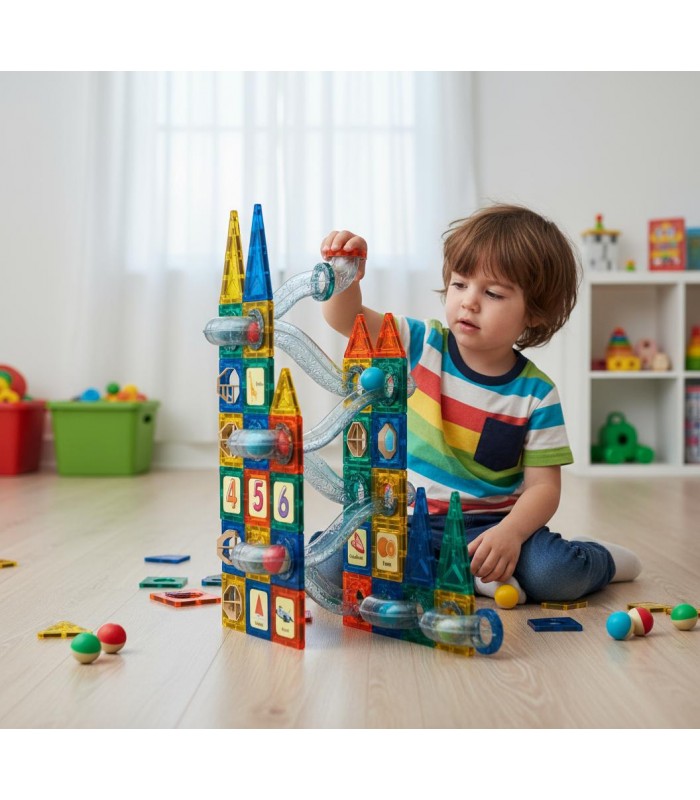 Juego de bloques magnéticos 97PCS