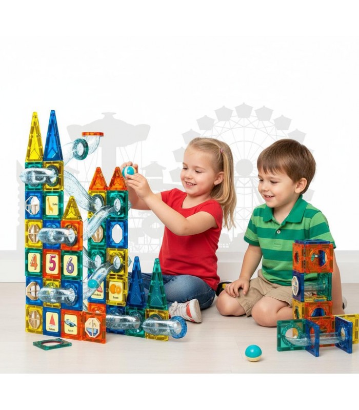 Juego de bloques magnéticos 97PCS