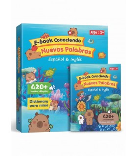 Libro Interactivo Con Sonidos Aprendizaje Ingles Español