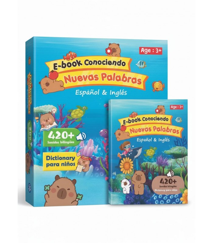 Libro Interactivo Con Sonidos Aprendizaje Ingles Español