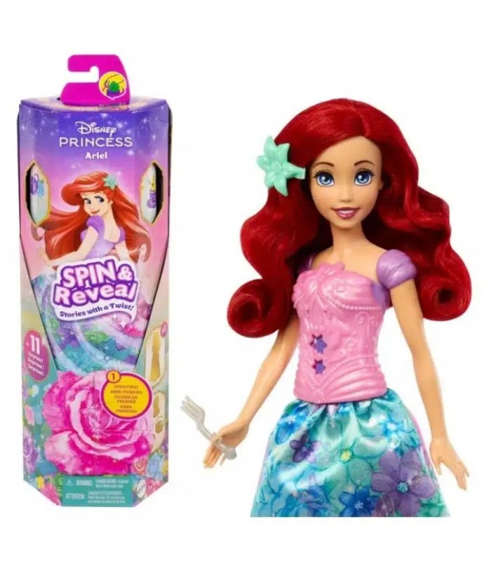 Muñeca Ariel Spin y Reveal