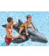 Flotador inflable didactico modelo ballena gris - Intex