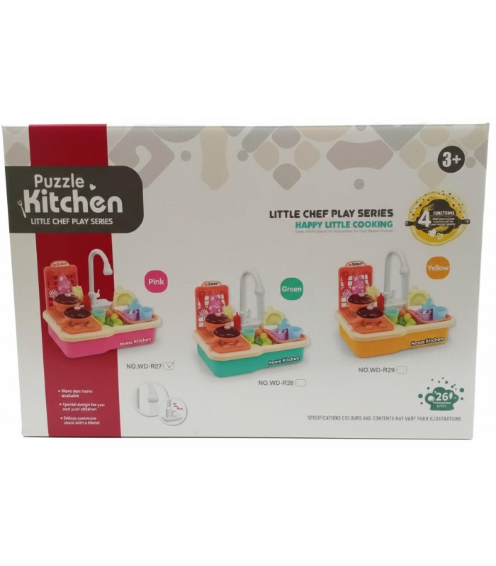 Juego de cocina con lavadero