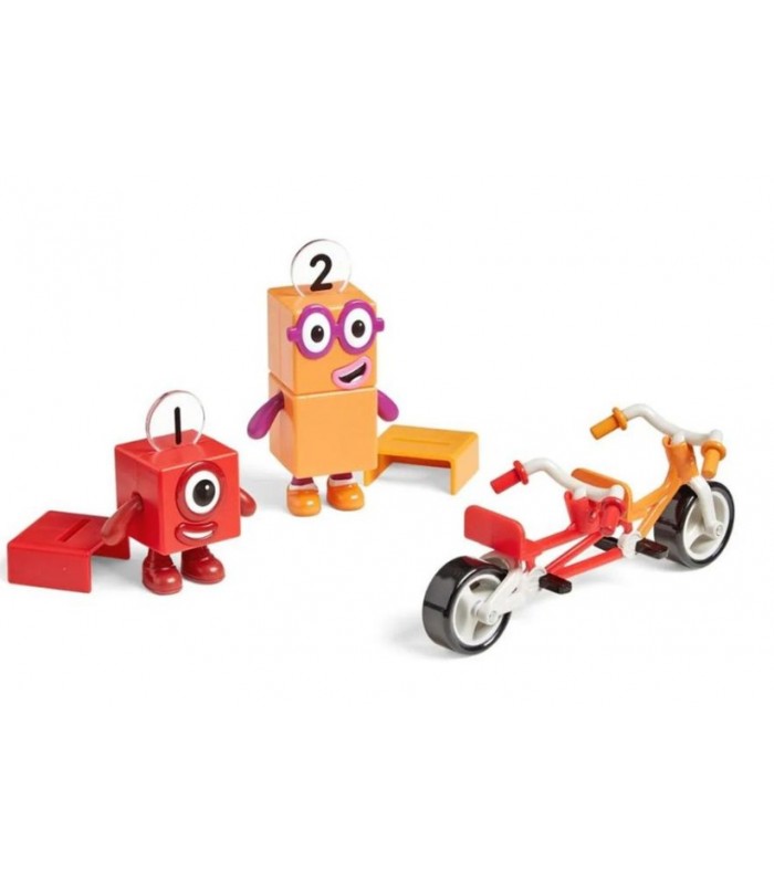 NUMBERBLOCKS UNO Y DOS EN BICICLETA