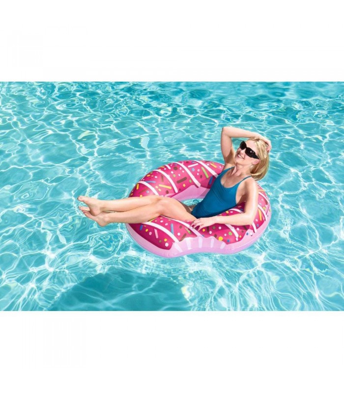 Flotador de piscina didáctico modelo Dona con chispas