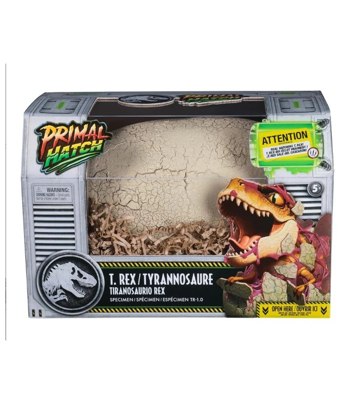 dinosaurio T-Rex que nace de un huevo