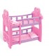 Camarote Para 2 Muñecas con Escalera de Niñas Rosado