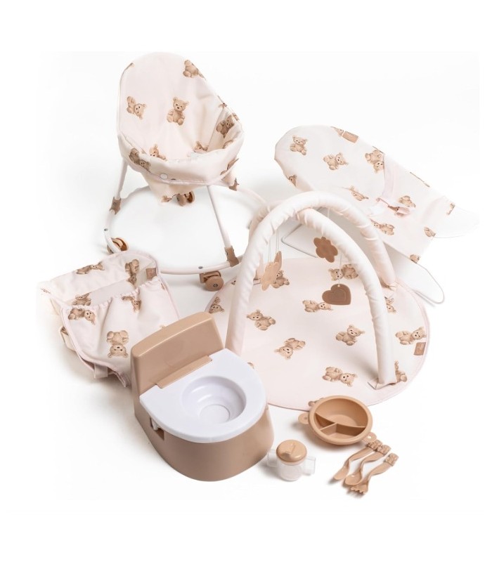 Juego de accesorios de 10 piezas de Roma Teddy