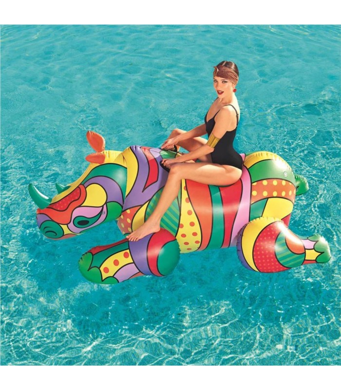 Flotador de piscina modelo Rinoceronte - Bestway