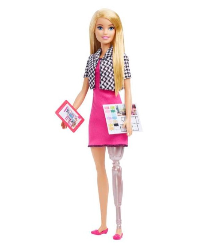 muñeca barbie diseñadora de interiores