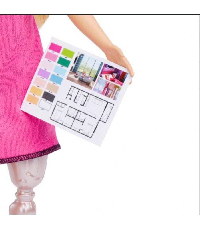 muñeca barbie diseñadora de interiores