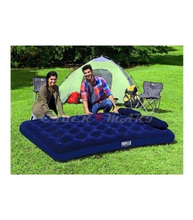 Colchon 2 plazas con 2 almohadas e inflador - Bestway