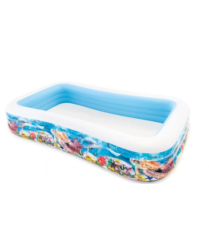 piscina inflable peces intex 305 cm x 183 cm x 56 cm.