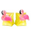 Flotador Para Brazos Flamingo. Amarillo Y Rosa