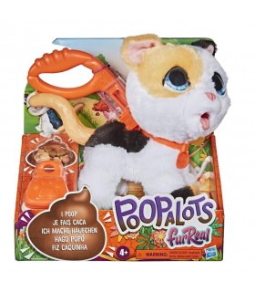 Gato Mascota realista interactivo con sistema de correa conectable - Hasbro