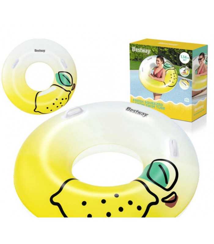 lotador hinchable Bestway con asas "Limón"