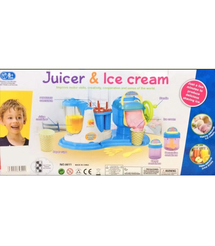 Maquina Para Hacer Helados color celeste