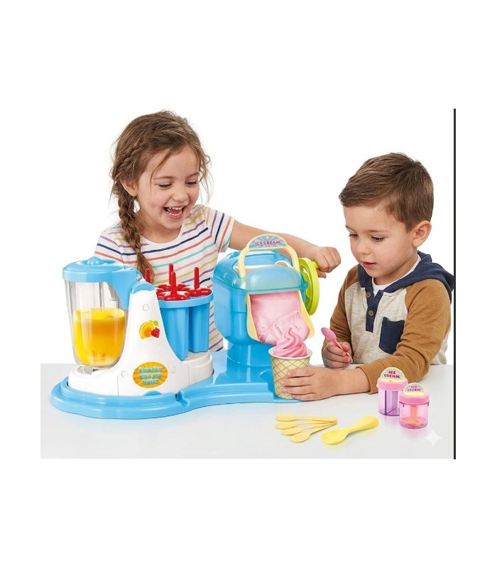 Maquina Para Hacer Helados color celeste