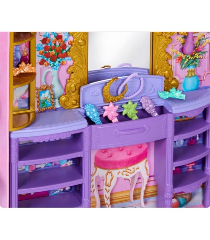 vestidor mágico y tocador de la Princesa Bella.