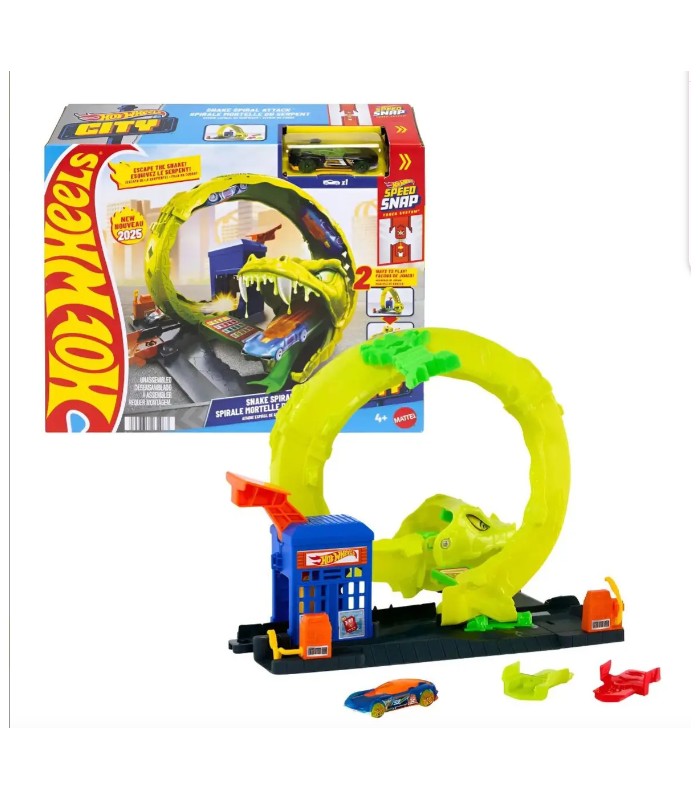 Hot Wheels Ataque de la Serpiente en la Gasolinera ).