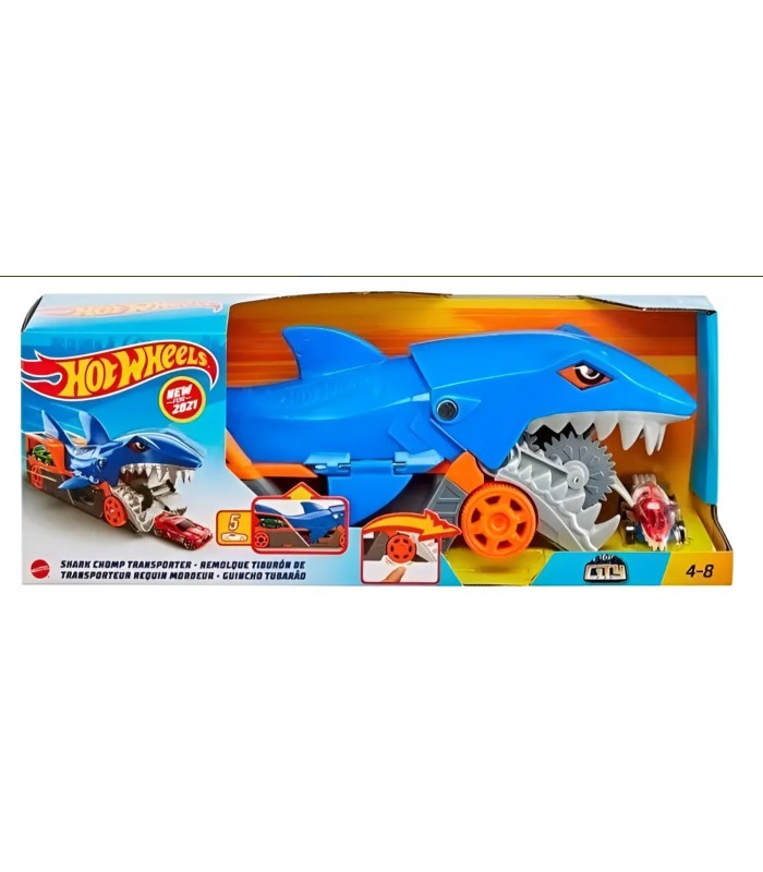 Pista Hot Wheels City Remolque Tiburón