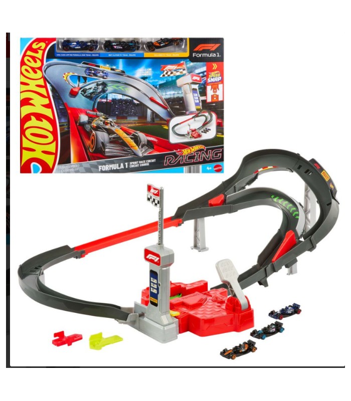 Circuito de carreras Hot Wheels Racing Fórmula 1 Sprint