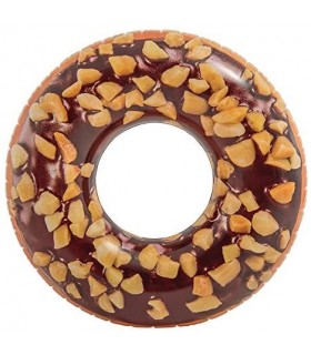 Flotador inflable montable modelo dona chocolate