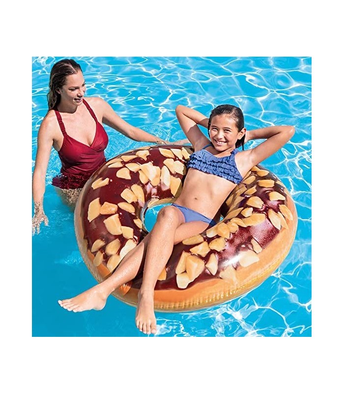 Flotador inflable montable modelo dona chocolate