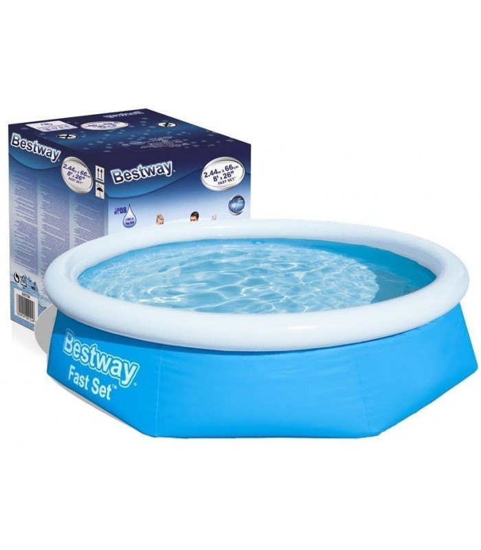 Bestway - Piscina con borde inflable de 244M X 66CM